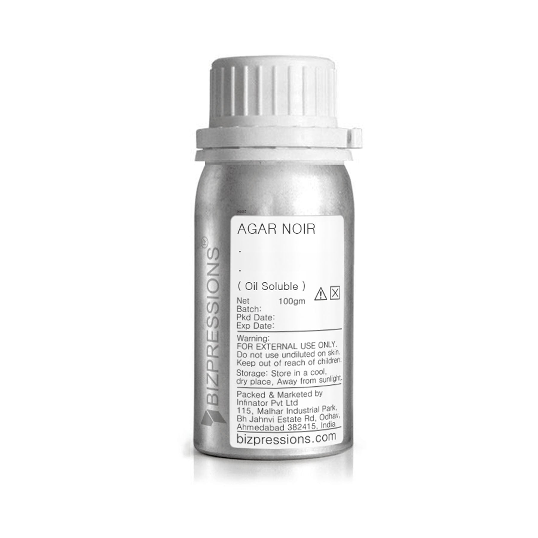 AGAR NOIR - Fragrance ( Oil Soluble ) - 100 gm