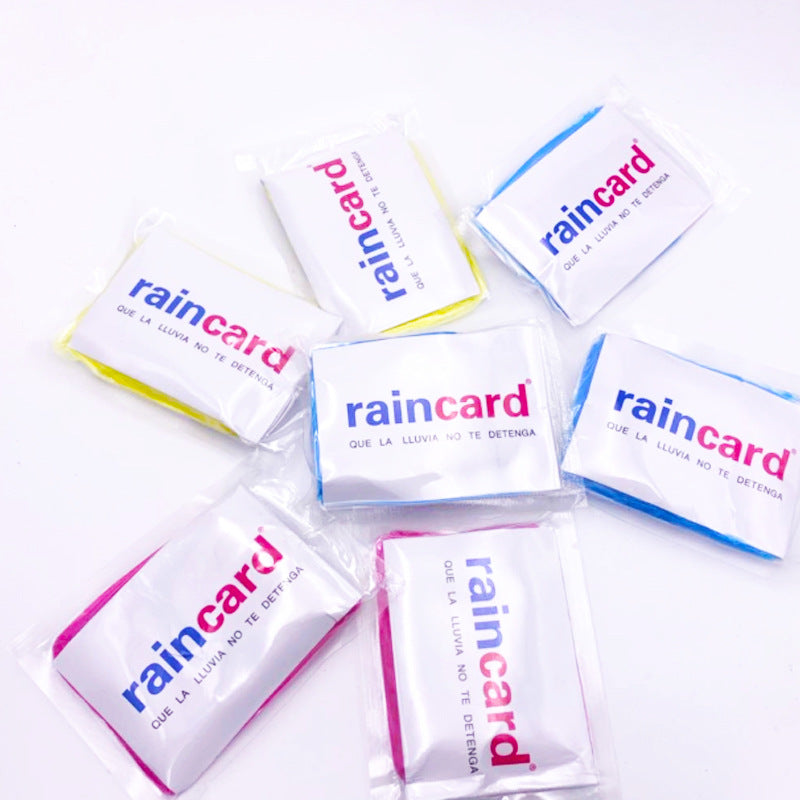 Rain card - Disposable Raincoat