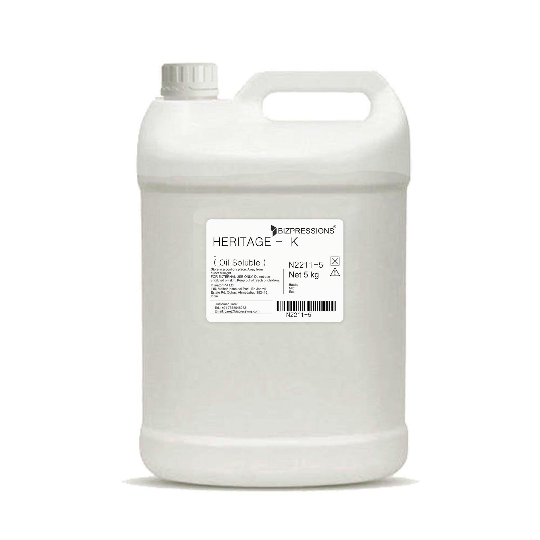 HERITAGE - K - Fragrance ( Oil Soluble ) - 5 kg