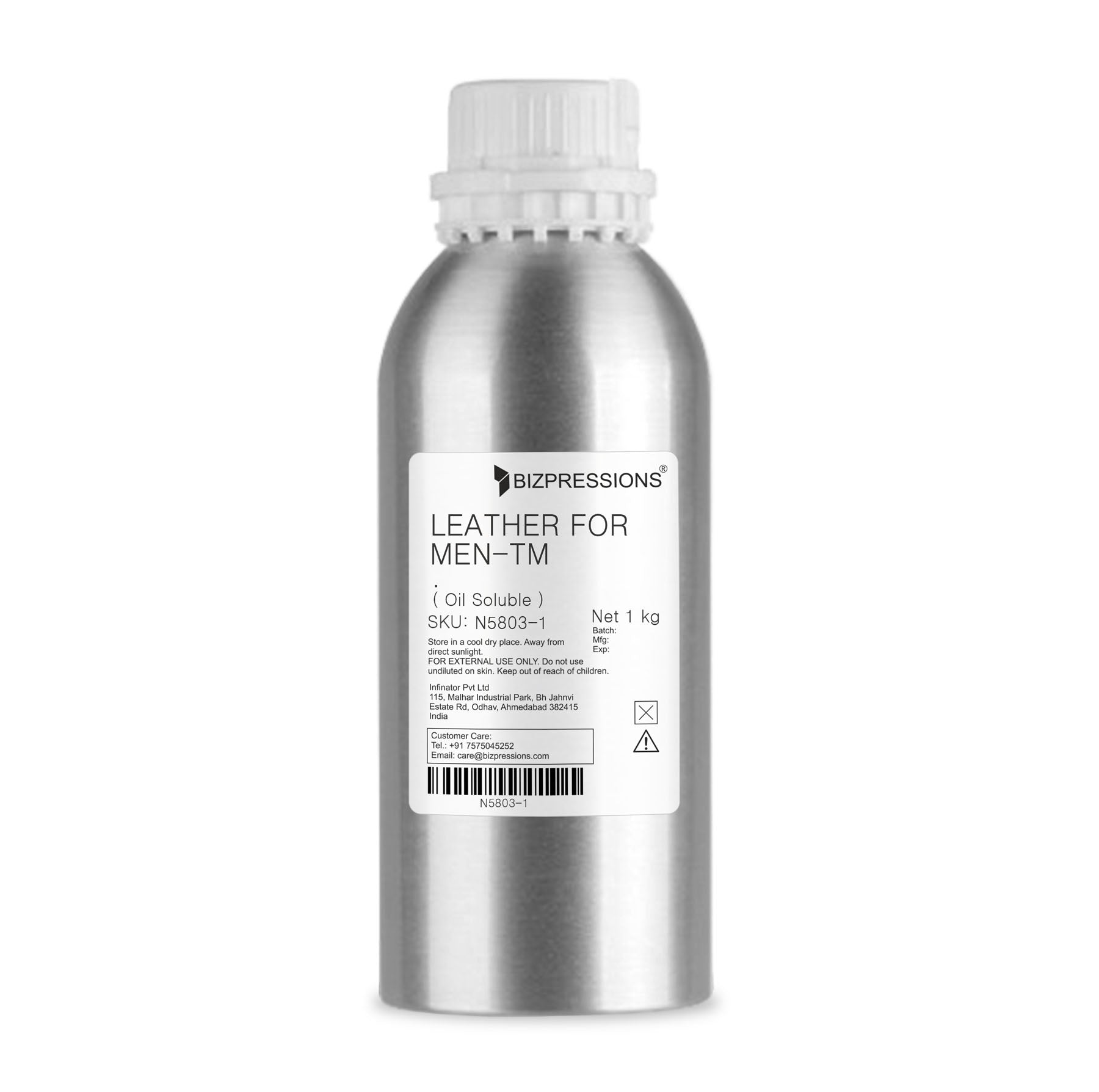 LEATHER FOR MEN-TM - Fragrance ( Oil Soluble ) - 1 kg
