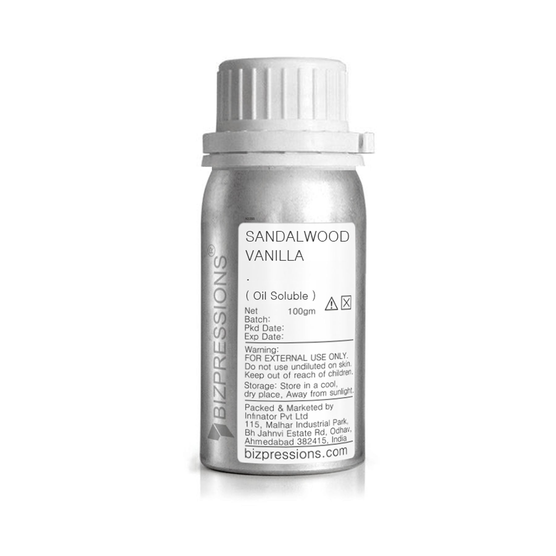SANDALWOOD VANILLA - Fragrance ( Oil Soluble ) - 100 gm