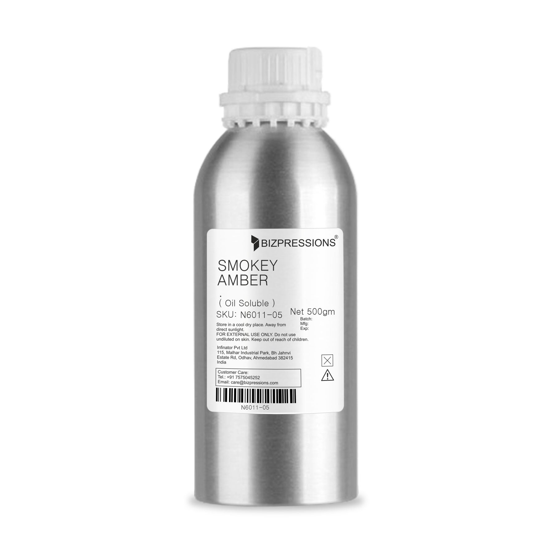 SMOKEY AMBER - Fragrance ( Oil Soluble ) - 500 gm