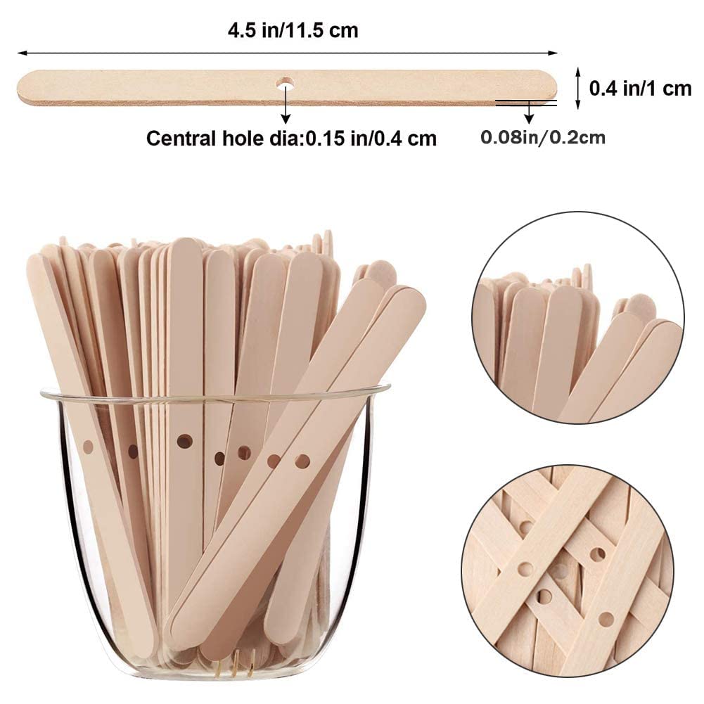 Natural Wooden Sticks for Candle Wick Holders